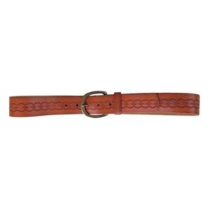 GAP Women’s Leather Tooled Belt Brown S